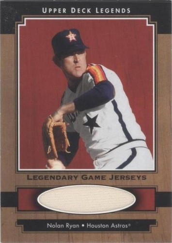 2001 Upper Deck Legends - Nolan Ryan #J-NR