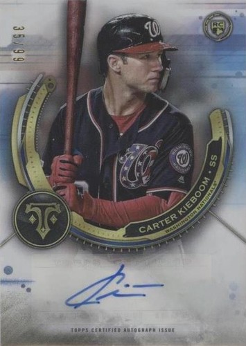 2019 Topps Triple Threads - Carter Kieboom #RAU-CK