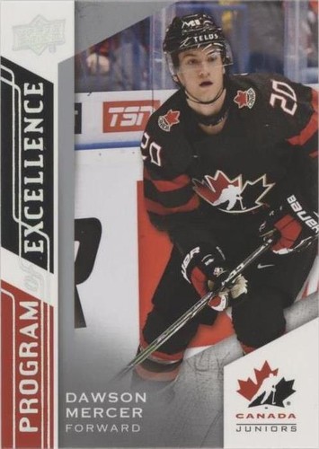 2020-21 Upper Deck Team Canada Juniors - Dawson Mercer #109