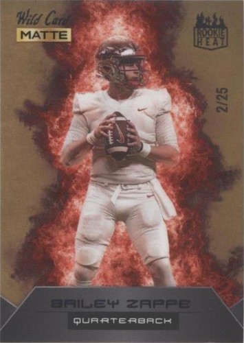 2022 Wild Card MATTE Bailey Zappe #RH-3