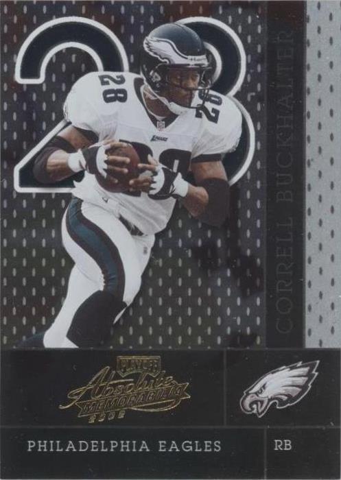 2002 Playoff Absolute Memorabilia Correll Buckhalter #25