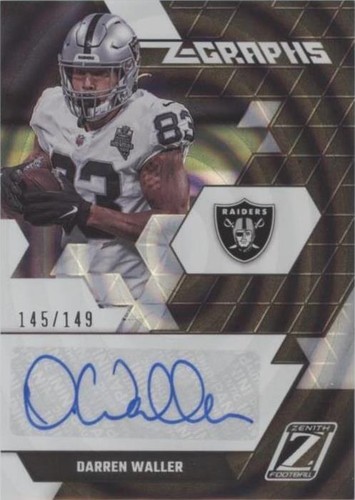 2021 Panini Zenith Darren Waller #ZG-DW