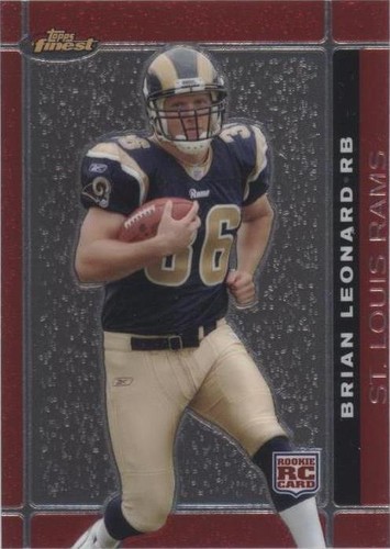 2007 Topps Finest Brian Leonard #118