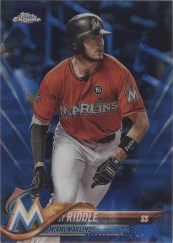 2018 Topps Chrome Sapphire Edition - Jt Riddle #651