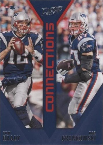 2017 Panini Prestige Rob Gronkowski Tom Brady #19