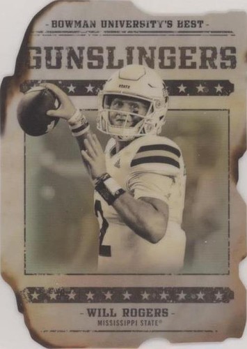 2022-23 Bowman's Best University Will Rogers #GB-10