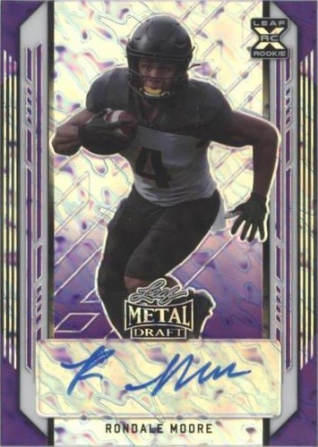 2021 Leaf Metal Draft Rondale Moore #BA-RM1