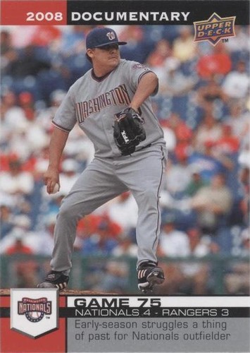 2008 Upper Deck Documentary - Chad Cordero #2395