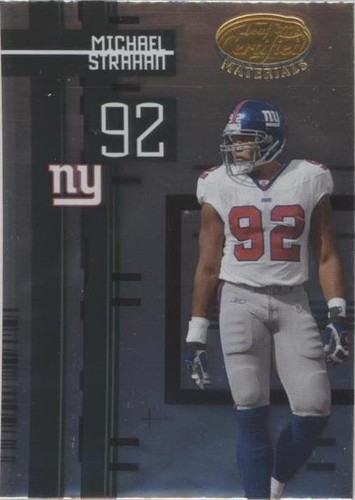 2005 Leaf Certified Materials Michael Strahan #78