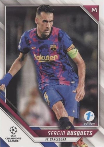 2021-22 Topps UCL Collection 1st Edition Sergio Busquets #60