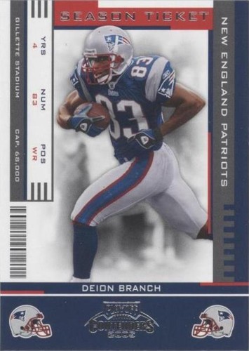 2005 Playoff Contenders Deion Branch #58