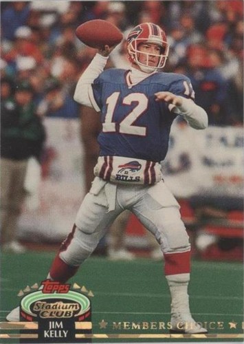 1992 Topps Stadium Club Jim Kelly #605