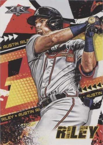 2022 Topps Fire - Austin Riley #163