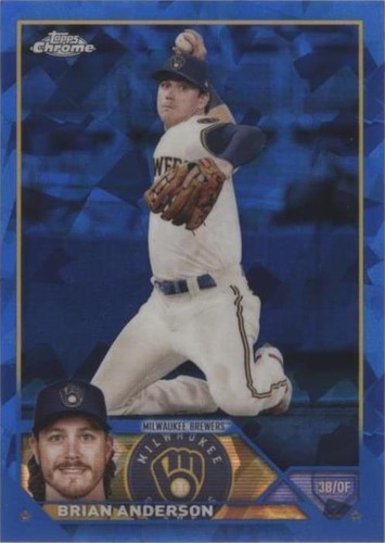 2023 Topps Chrome Sapphire Edition - Brian Anderson #480