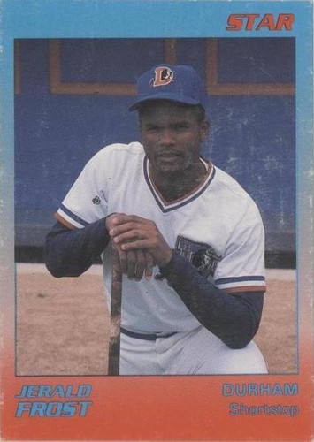 1989 Star Durham Bulls Blue/Orange - Jerald Frost #12