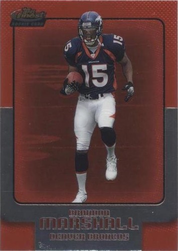 2006 Topps Finest Brandon Marshall #121