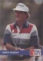 1992 Pro Set Golf - Simon Hobday #221