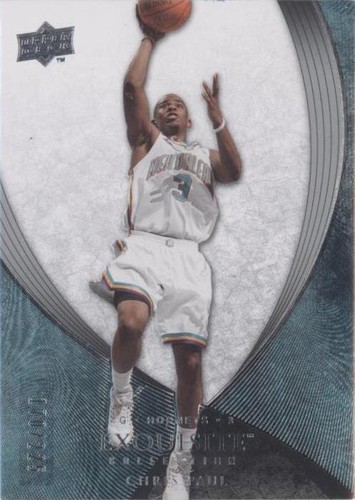 2008 UPPER DECK EXQUISITE PROOF BLANK BACK AUTHENTIC CHRIS