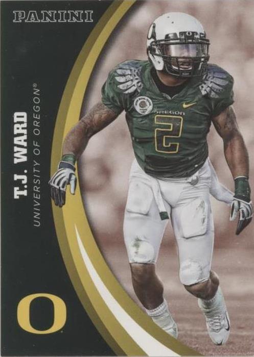 2015 Panini Oregon Ducks T.J. Ward #40