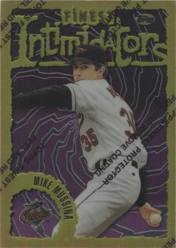 1996 Topps Finest - Mike Mussina #90