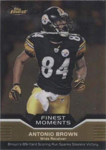 2011 Topps Finest Antonio Brown #FM-AB