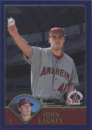 2003 Topps Chrome - John Lackey #400