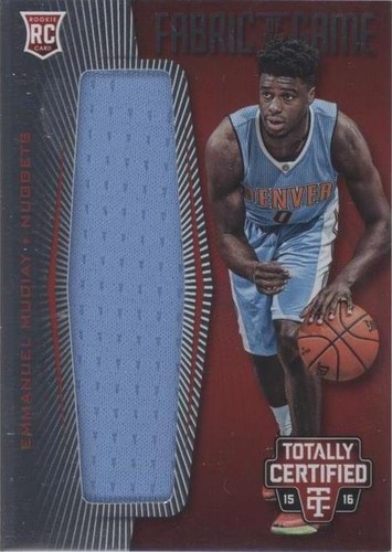 2015-16 Panini Totally Certified - Emmanuel Mudiay #FRJ-EM