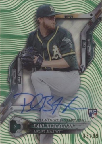 2018 Topps High Tek - Paul Blackburn #HT-PB
