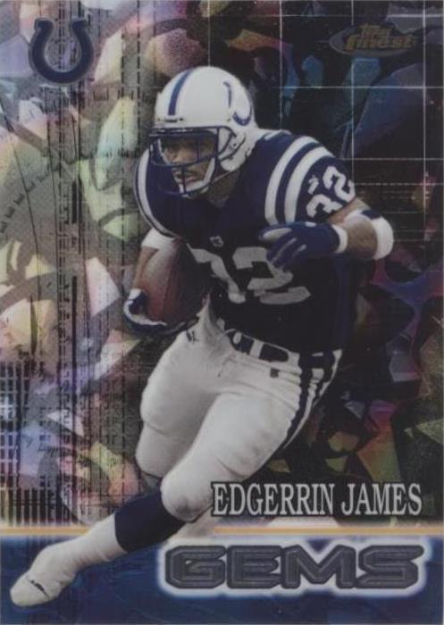 2000 Topps Finest Edgerrin James #200
