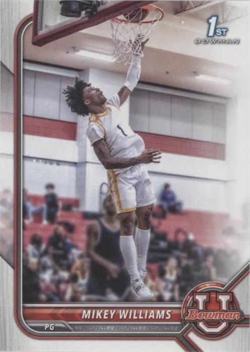 2021-22 Bowman University - Mikey Williams #1