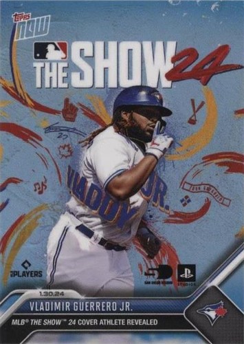2023 Topps Now #560 Vladimir Guerrero Jr. Blue Parallel Card 2023 Topps Now #560 Vladimir Guerrero Jr. Blue Parallel Card
