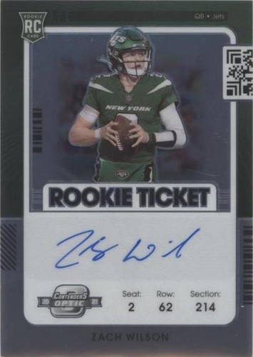 2021 Panini Contenders Optic Zach Wilson #102