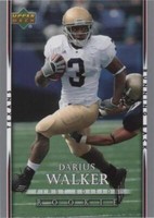 2007 Upper Deck First Edition Darius Walker #122