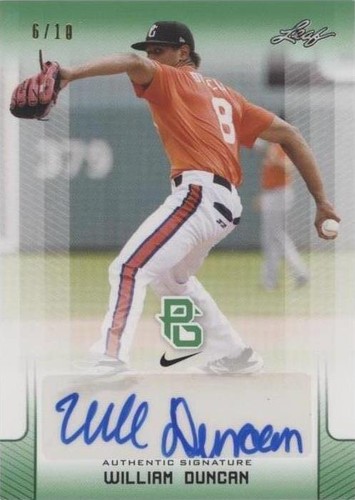 2017 Leaf Perfect Game National Showcase - William Duncan #BA-WD1