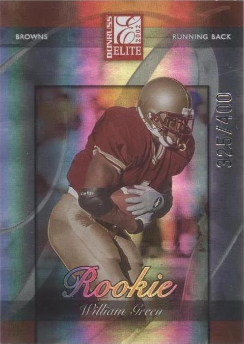 2002 Donruss Elite William Green #117