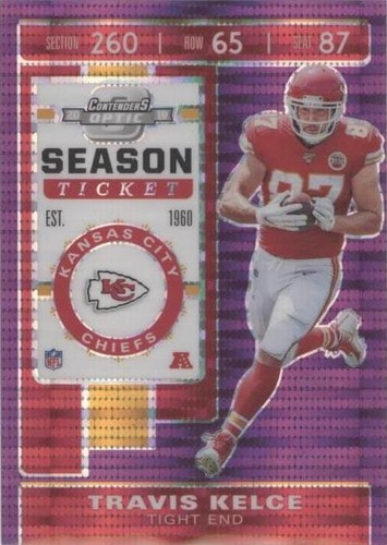2019 Panini Contenders Optic Travis Kelce #37
