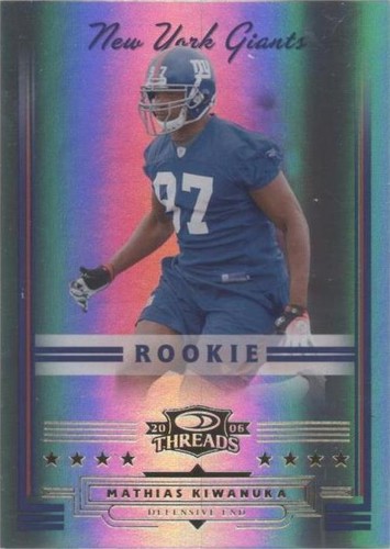 2006 Donruss Threads Mathias Kiwanuka #151