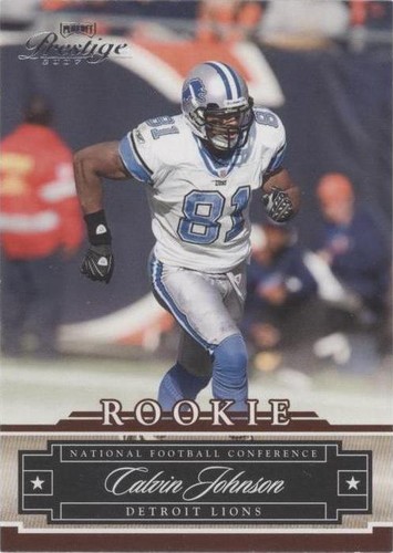 2008 Prestige Calvin Johnson #163