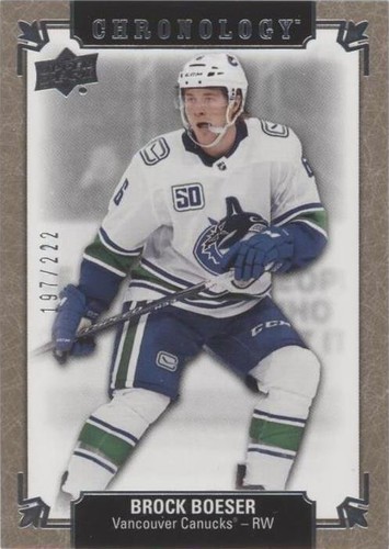 2019-20 Upper Deck Chronology - Brock Boeser #146