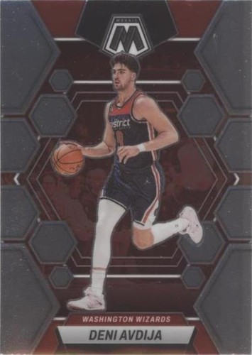 2023-24 Panini Mosaic Mosaic Reactive Blue #60 Deni Avdija