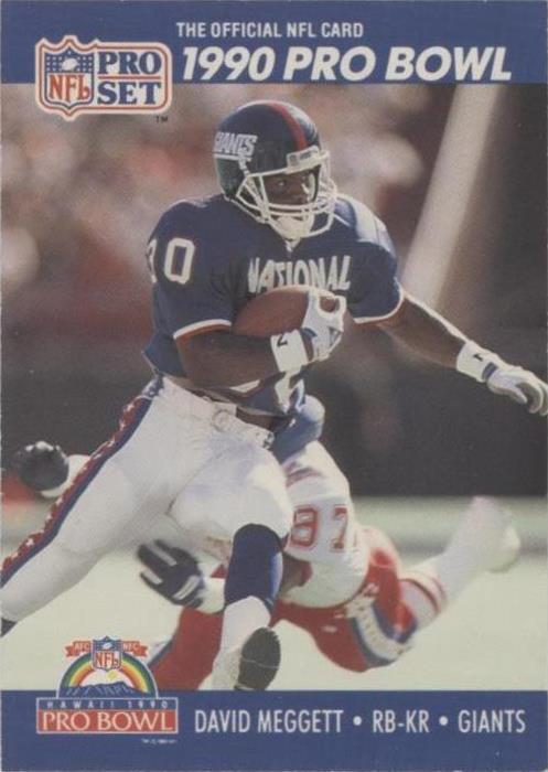 1990 Профессиональный набор Dave Meggett #406
