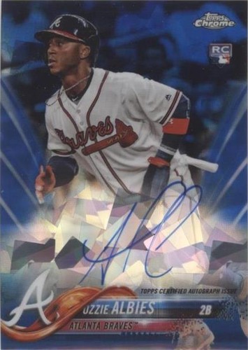 2018 Topps Chrome Sapphire Edition - Ozzie Albies #AC-OA
