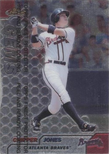 1999 Topps Finest - Chipper Jones #116