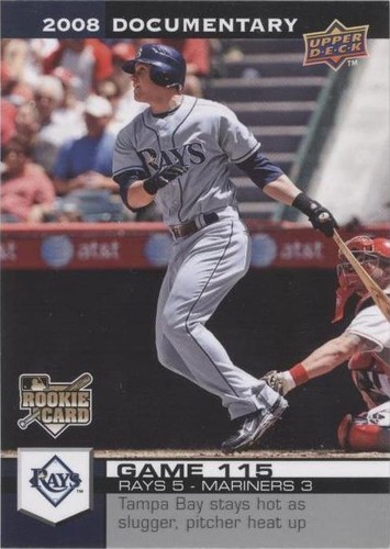 2008 Upper Deck Documentary - Evan Longoria #3441