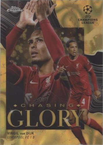 2021-22 Topps Chrome UCL Virgil van Dijk #CG-9