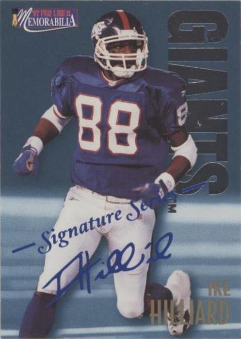 1997 Pro Line II Memorabilia Ike Hilliard #MEM33