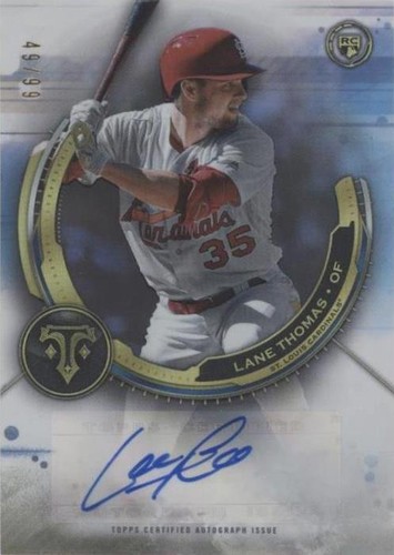 2019 Topps Triple Threads - Lane Thomas #RAU-LT