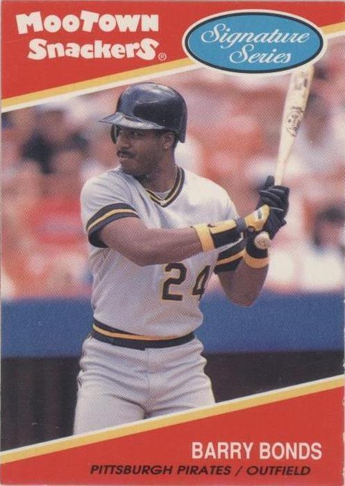 1991 Mootown Snackers Signature Series - Barry Bonds #3