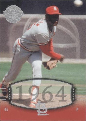 2004 Upper Deck Legends Timeless Teams - Bob Gibson #1