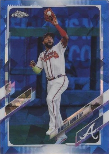 2021 Topps Chrome Sapphire Edition - Marcell Ozuna #472